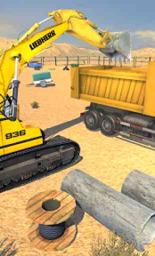 Heavy Escavator City Construction Sim 2019 3