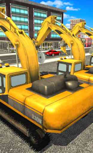 Heavy Escavator City Construction Sim 2019 4