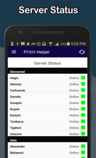Helper Tool for FFXIV - News, Character, Server 2