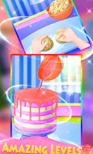 Ice Cream Cones Cake - Cooking Game  3