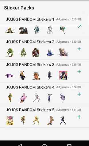 Jojo's Stickers Whatsapp 1