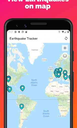 localizzatore di terremoti - terremoto, mappa 2