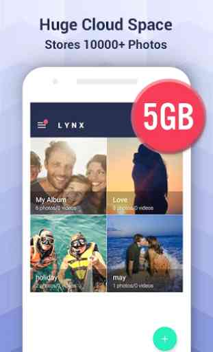 Lynx Privacy-Hide photo/video, Free 5GB Backup 2
