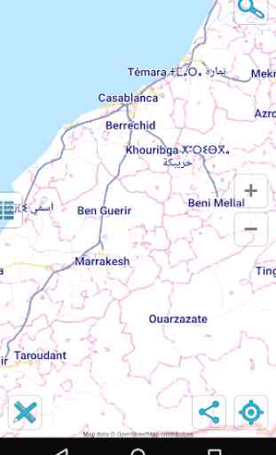 Map of Morocco offline 1