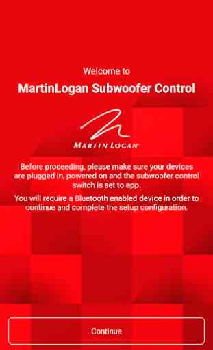MartinLogan Subwoofer Control 2