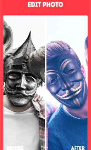 Maschera anonima - Anonymous Face Mask 2 3