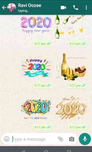 New Year Stickers for WhatsApp 2020 1