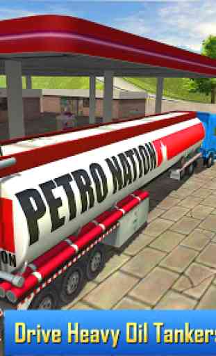 Olio Petroliera Trasportatore camion Simulatore 2