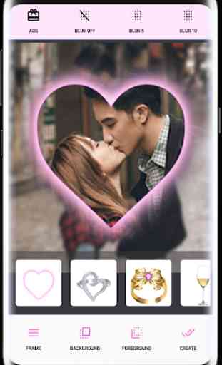 Photo effects theme love - photo collage 2