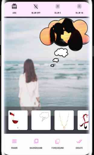 Photo effects theme love - photo collage 3