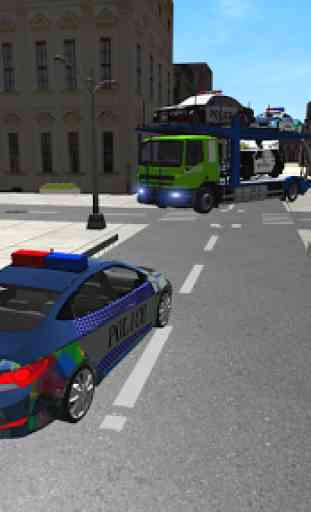 Police Car Games City Transport Truck 1