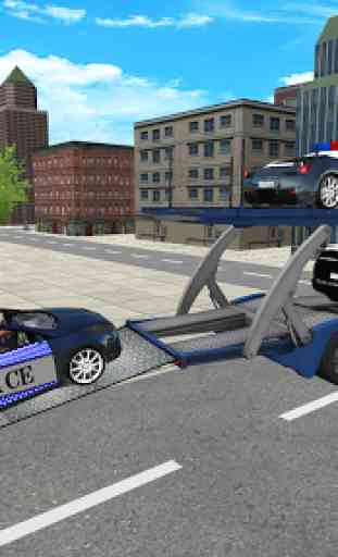Police Car Games City Transport Truck 2