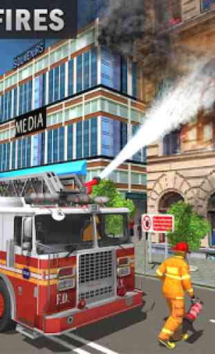 pompiere camion simulatore: salvare Giochi 3