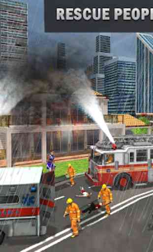pompiere camion simulatore: salvare Giochi 4