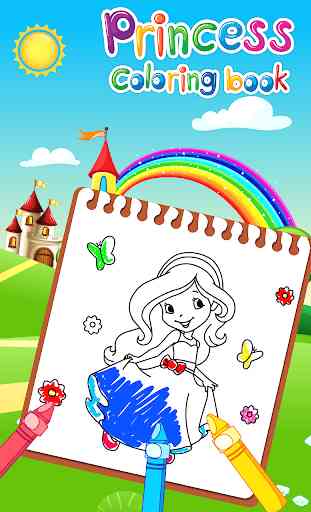 Princess Coloring Book per ragazze. 1