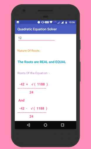 Quadratic Equation Solver 2