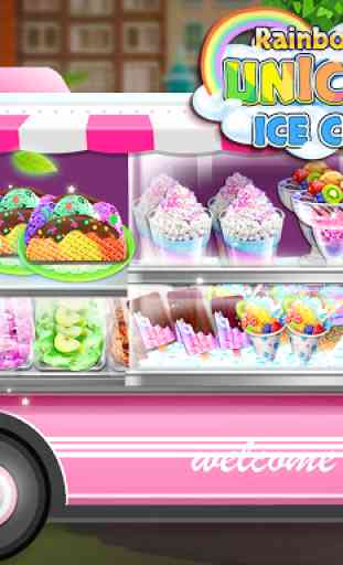 Rainbow Unicorn Ice Cream Food Maker Cooking Games 1
