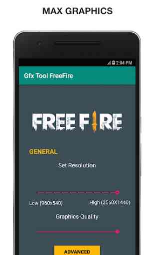 Strumento GFX per Freefire - Lag Fix 1