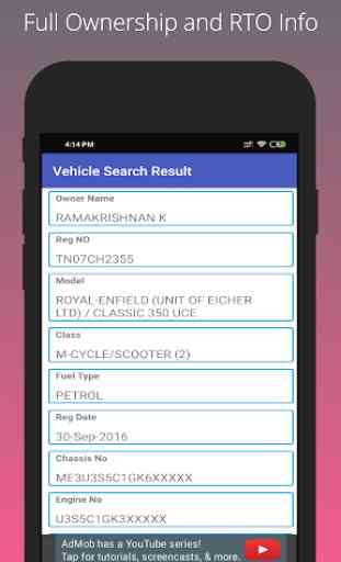 Tamil Nadu RTO Vehicle Information 2