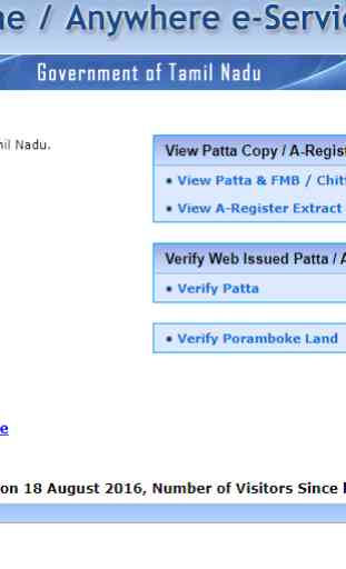 TN Patta / FMB / Chitta Land Records 2