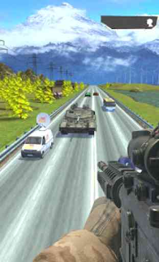 Traffic Sniper Shoot - FPS Gun War 4