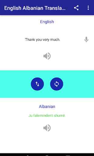 Translate English to Albanian 3