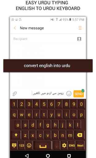 Urdu Typing - English urdu Keyboard 2