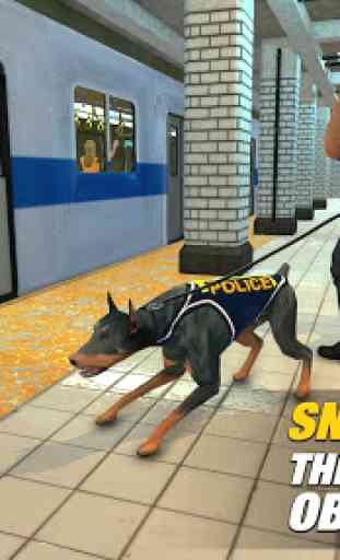 US Police Dog Subway Simulator Games–Crime Chase 2