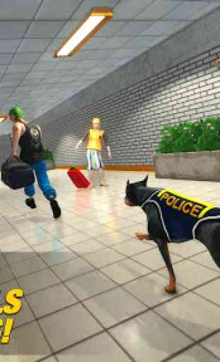 US Police Dog Subway Simulator Games–Crime Chase 3