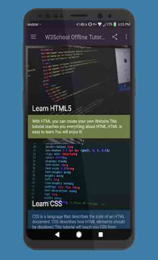 w3school web Tutorials - Learn Angular/html5/php 2