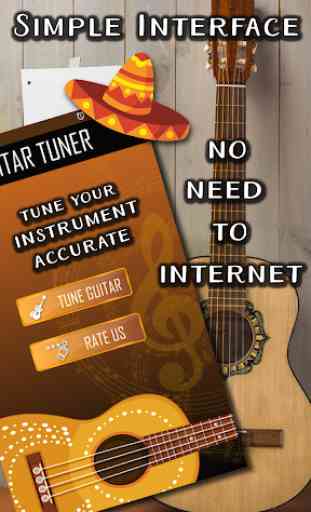 Accurate Guitar Tuner to Set Strings 1