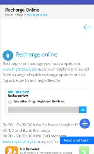 All DTH recharge app 2