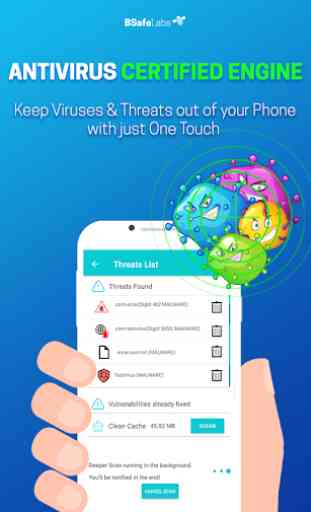 Antivirus Pulitore Per Android BSafe VPN Blocco 2