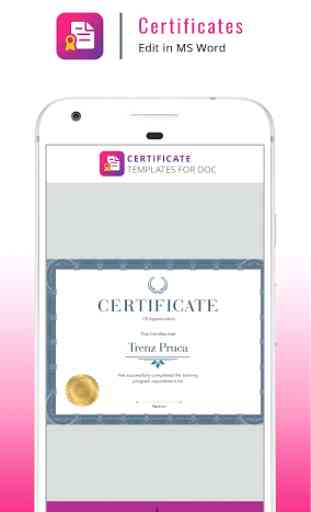 App a rendere certificato 2