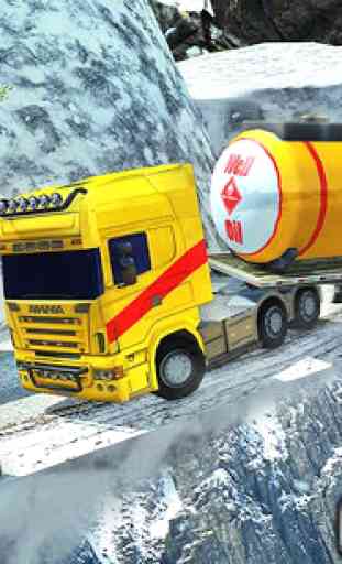Autista di trasporto camion offroad petroliera 3