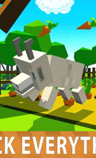 Blocky Goat: Farm Survival 2