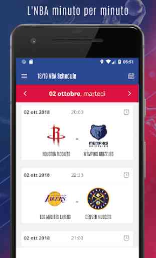 Calendario, punteggi e promemoria dell'NBA 2019 2