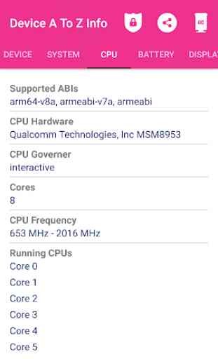 CPU Z Benchmark Info 4