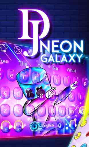 DJ Purple Galaxy Keyboard 2
