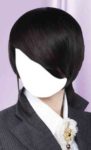 donna capelli corti fotomontag 2