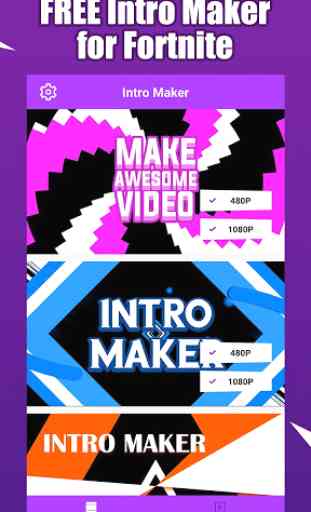 Fort Intro Maker per YouTube: intro di Fortnite 1