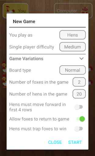 Fox and Hens - Board Game 2