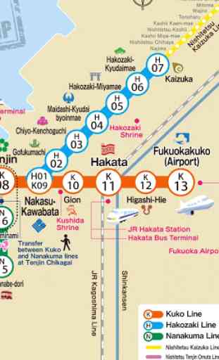 Fukuoka Metro (Offline Map) 2