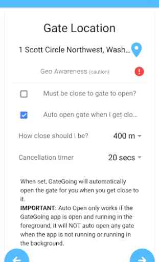 GateGoing - open & share phone enabled gates 3
