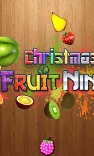 Gioco di taglio della frutta di Natale 2