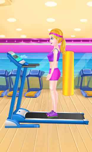 Girl Workout at Gym 2