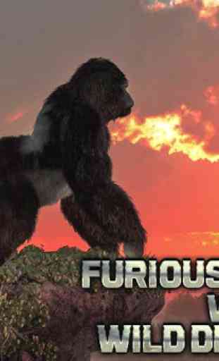 gorilla furioso contro dinosauro selvaggio 3