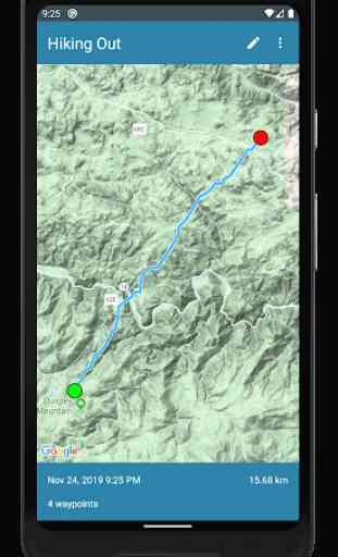 GPX Route Recorder Offline - Backpacking Hiking 1