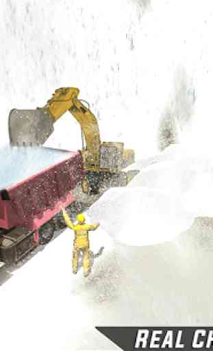 Heavy Excavator Snow Machine Simulator 2019 1