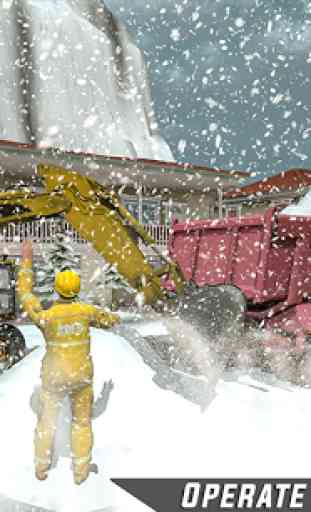Heavy Excavator Snow Machine Simulator 2019 4